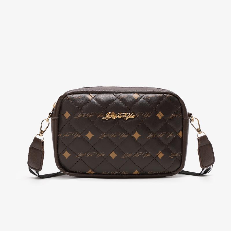 Rhombus Suitable for Single Shoulder Crossbody Camera Bag Versatile Niche Women's Bag