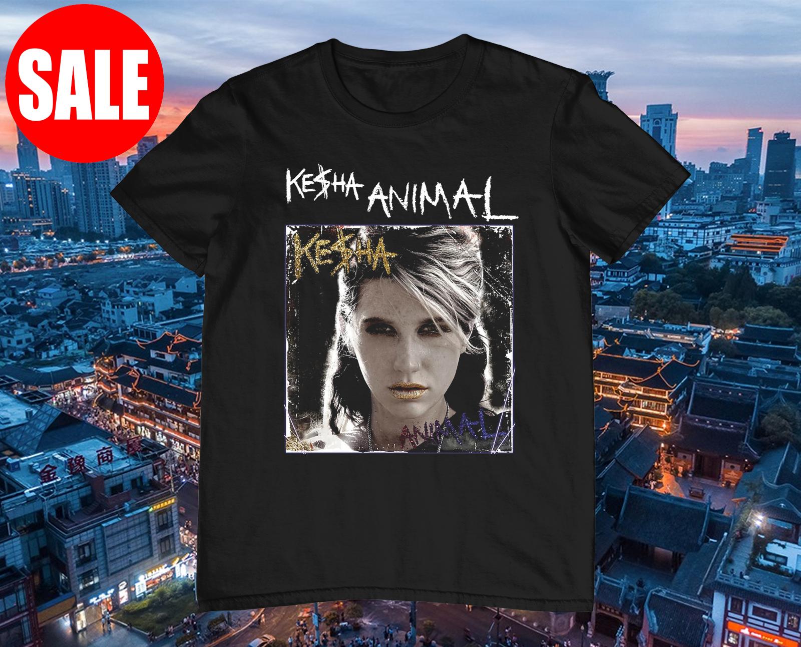 New Kesha Animal Album Heavy Cotton Black S-5XL Unisex Shirt TT59 Unisex T-Shirt XXXL