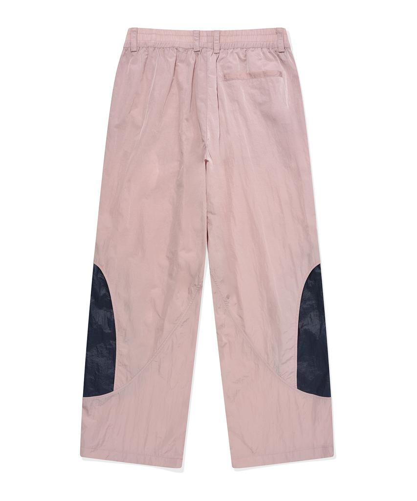 FALLETT Cut-Out Layered String Pants Pink