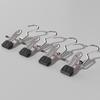 Set of 10pcs Durable Clips Bag Hanger Pants Hooks Stainless Steel Garment Clips for Travel and Home Clothing Storage