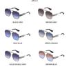 Retro Punk Style Sunglasses Men'S Frameless Trimmed Sunglasses Men'S Trendy Sunglasses