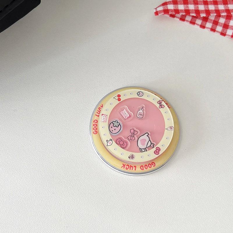 Magnetic Cartoon Rocking Fun Phone Airbag Holder KT Cat Racket Circular Desktop Extendable
