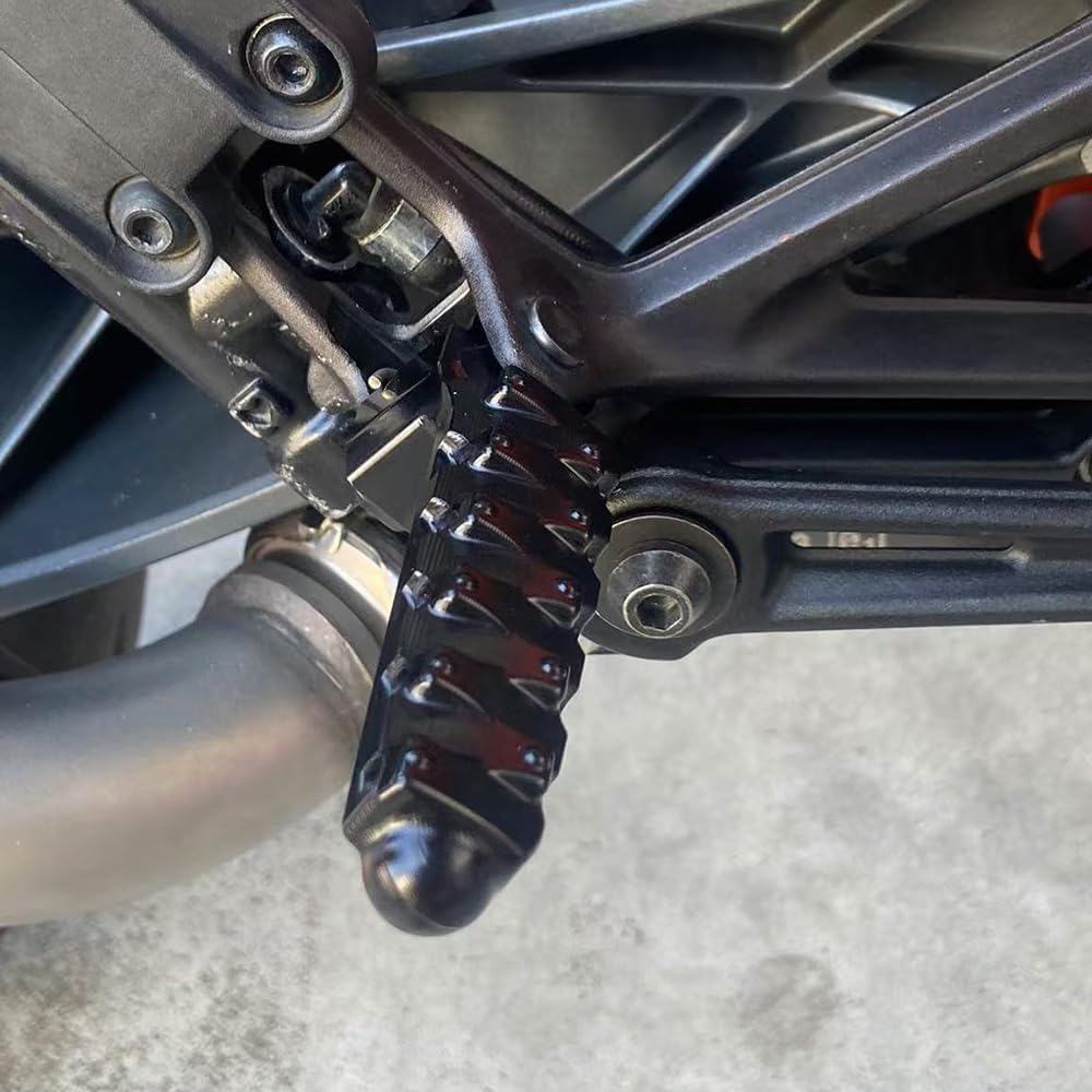 Motorcycle Front Foot Pegs Rest Pedal Compatible with K&TM DUKE 125/200 / 250/390 2018 2019 2020 2021 2022 2023 2024 duke 390 250 200 125 Accessories