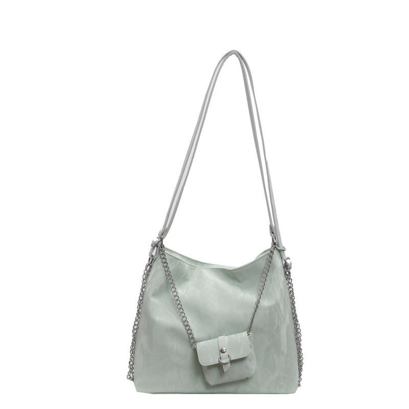 Trendy Pu Leather Shoulder Bag For Women 2024 New Large Capacity Daily Tote