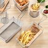 ZISIZ Creative Metal Snack Serving Basket