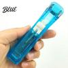Reusable Binder Clips Paper Clip Stapler Portable Dispenser No Hole Punching Pusher with 50 Refillable Transparent Metal Office School Supplies Home