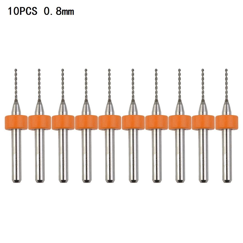 10 Piece Carbide Tungsten Steel Drill Bit Set For PCB Circuit Board