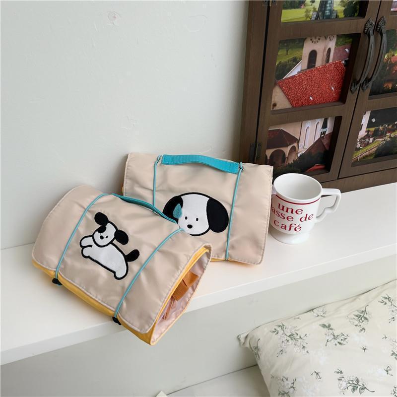 Four-in-One Portable Puppy Makeup and Toiletry Bag, Detachable Mesh Storage, Large Capacity for Travel
