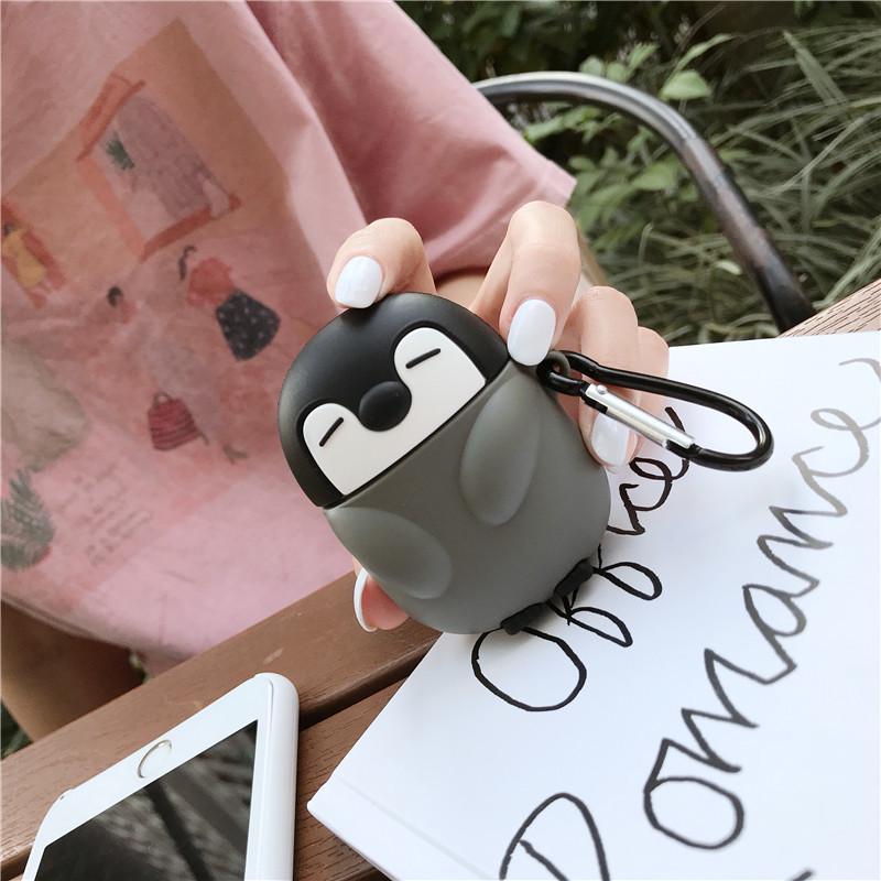 Süßer Pinguin Baby Airpods 4. Generation Pro2 Kopfhörerhülle 1 Apple Bluetooth Cartoon 3. Generation Schutzhülle Silikon