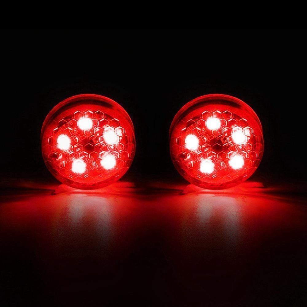 

Car Door Light, Wireless Led Warning Lamp, Red Strobe Flash, Anti-Collision Signal, Safety Alarm, Universal Parking Light, 2Pcs