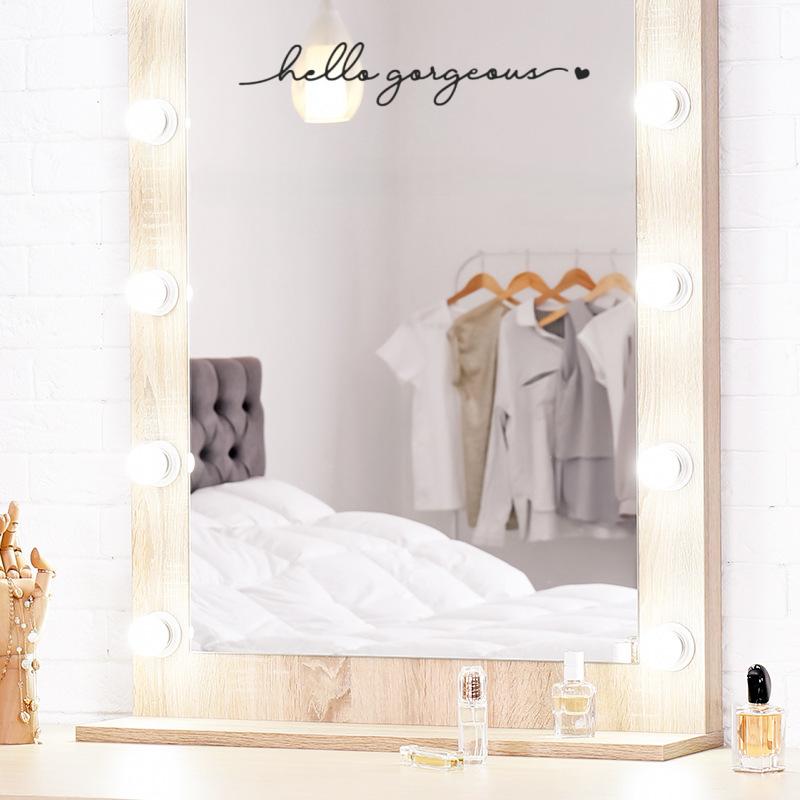 You Look Amazing Mirror Decal Vinyl Decal Bathroom Decor Inspire Motivational Quote Sticker Fitting Room Bedroom Decoration
