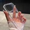 Luxury Transparent Phone Case For iPhone 17 Pro Max 16 15 14 12 11 13 Pro Max Shockpoof Bumper Crystal Clear Silicone Back Cover