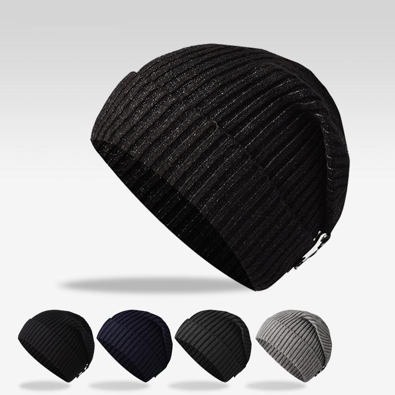 

Новый модный дизайн, теплая шапка из основной пряжи для мужчин и женщин, трендовая вязаная кепка-пуловер для активного отдыха, катания на лыжах, хип-хопа, путешествий 52-61cm adjustable