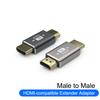 8K HDMI-compatible2.1 Connector Cable Adapter 90 Degree Right Angle Male To Female HDMI-compatible Extender for PC TV PS5 Laptop