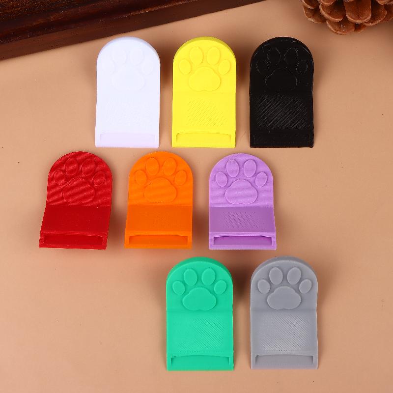 2Pcs Cat Food Can Opener Pet Cat Cog Food Bottle Opener Portable Non-Slip Easy Grip Easyclean Material Kitchen Tools