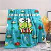 1PC Sanrio Cute Print Flannel Blanket, High Quality All Seasons, Home Decor, Warmth and Comfort, Perfect for Christmas Gifts