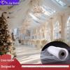 White Tulle Gauze Curtain for DIY Wedding & Outdoor Party Decoration