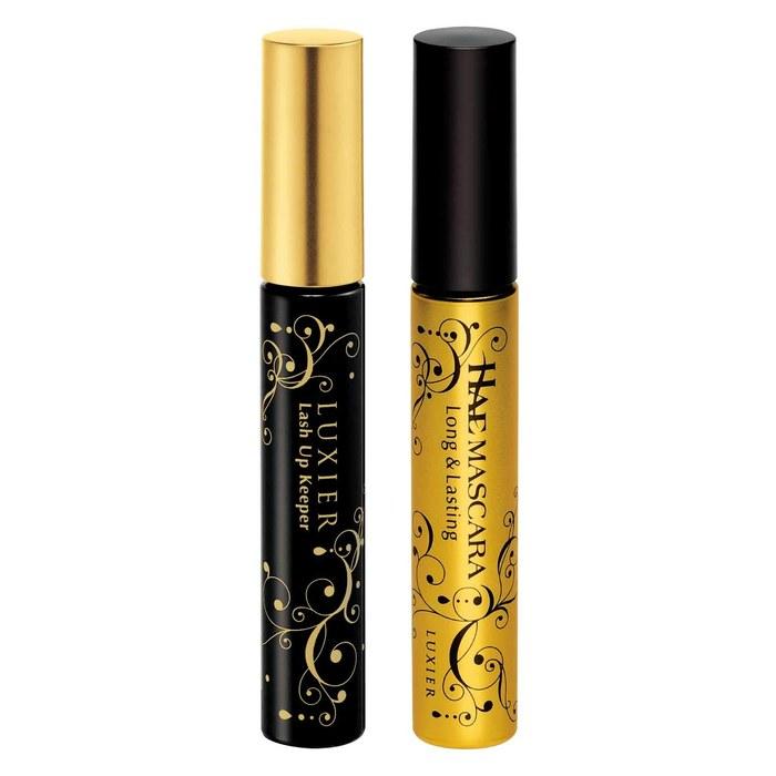 Lugesia Lash Up Keeper [7g / Eyelash Primer Serum] + Insta-worthy Mascara [8.5g / Mascara] Primer, Curl Keep, Waterproof, Clear