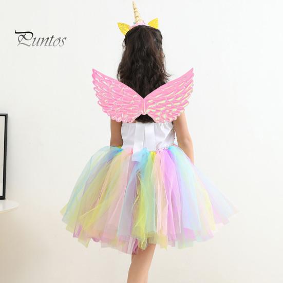 Çocuk Performansı Melek Kanatları Renkli Prenses Görünümü Hafif Yeniden Kullanılabilir Sahne Gösterisi Aksesuarı Cadılar Bayramı Noel Cosplay Kanatları Aksesuarı