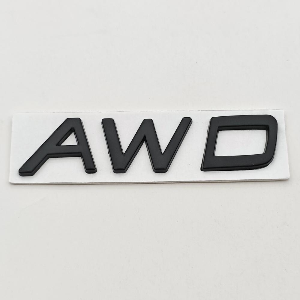 3D Metalen Badge Auto Achterklep Logo T5 T6 AWD Embleem voor Volvo S40 S60 S90 XC40 XC60 XC90 V50 V70 T5 T6 AWD Sticker Accessoires