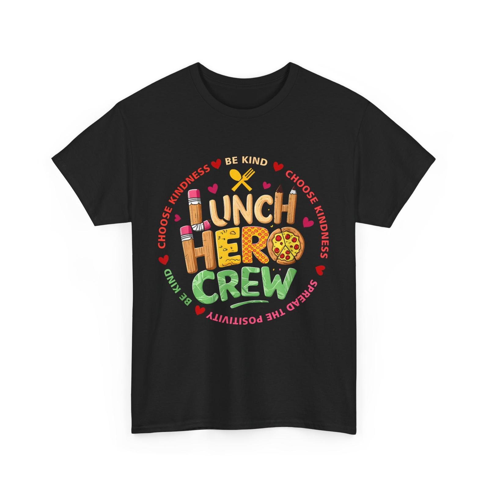 School Lunch Hero Squad Shirt, Cafeteria Workers Men Funny T-Shirt S