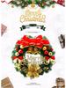 1.8 Meter Christmas Wreath: Large 30/40/50/60CM Rattan Ring Door Ornament