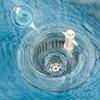 Anti-blocking Basket Sink Drain Strainer Press Automatic Dumping Basket  for Kitchen Sink