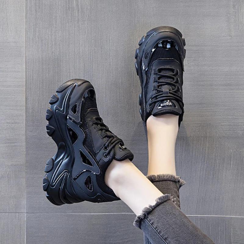 Модные женские внутренние высокие одинарные туфли 2024 года — фото 6