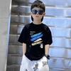 Boys' Trendy Korean Style Pure Cotton Short-Sleeve T-Shirt – Summer Clothing for Middle & Large Children