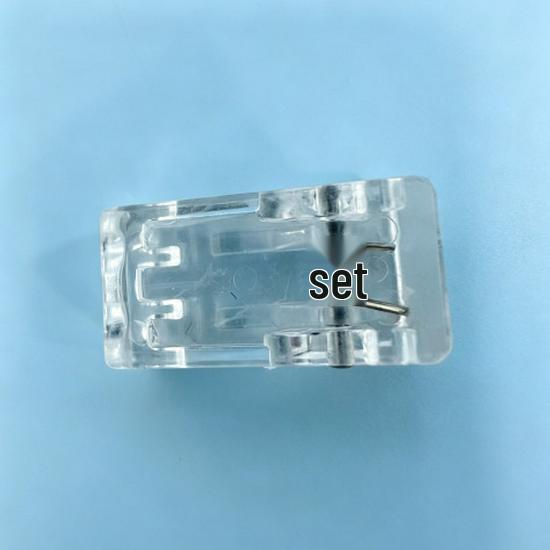 Custom Transparent Acrylic Journal Clips | Self-Adhesive & Double-Sided Tape Stationery Accessories