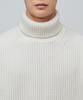 Musinsa Standard Lambswool Ribbed Turtleneck Knit [Ivory]