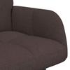 2 Seater Sofa Dark Brown 115 x 61 x 87 cm Fabric
