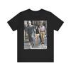 Jeffrey Epstein Woody Allen Kurzarm T-Shirt Grafik Rundhals Unisex Geschenk