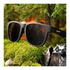 Used New Goodr Onyx Polarized Sunglasses, Unisex Black Solid Frame, Black Non-reflective Lenses, UV400 Protection, Anti-slip, No Bounce, Black.