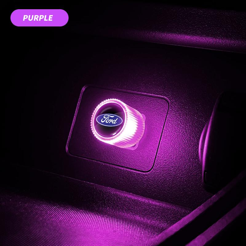 1pcs USB Car Interior LED Car Atmosphere Lighting For Ford Mk2 Mk3 Ranger Mondeo Mk4 S-MAX Kuga Mustang Fusion Car Styling AC8