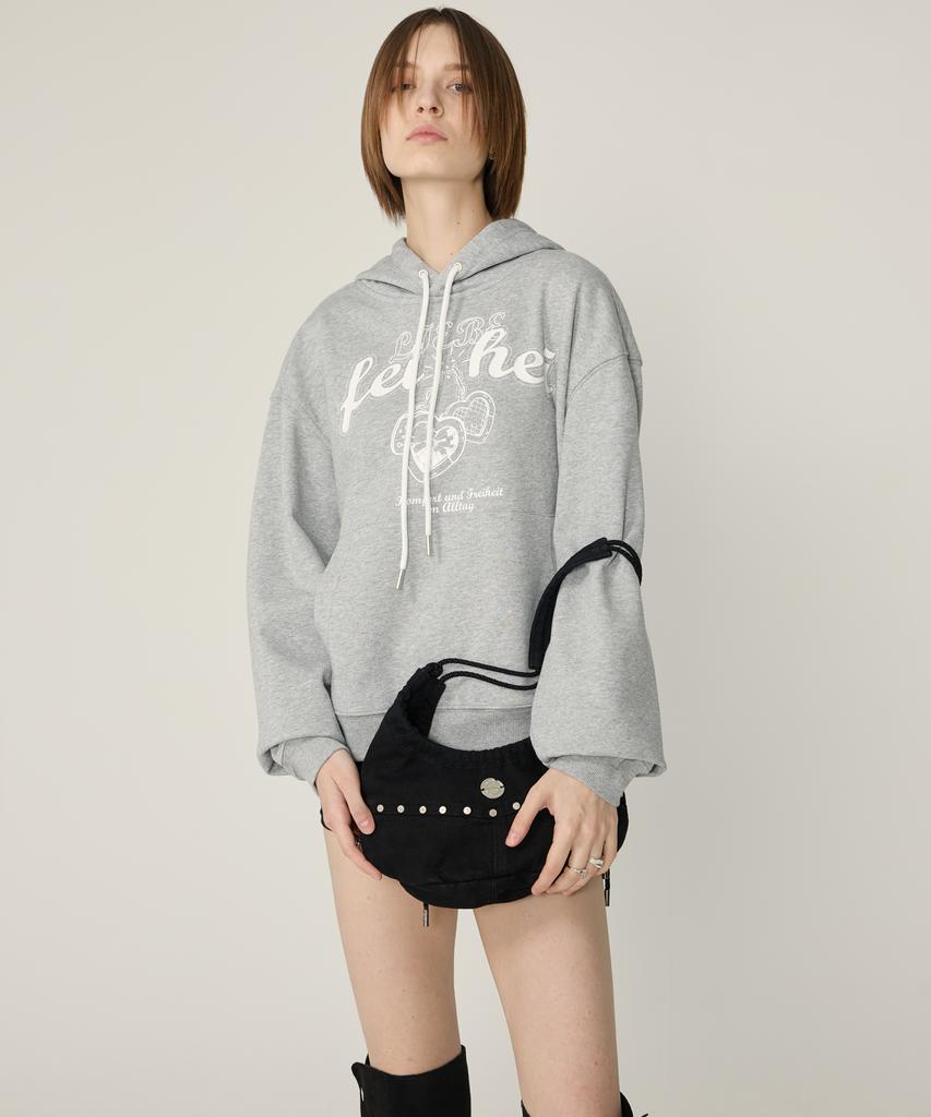 Love’S Handcuffs Hoodie Gray
