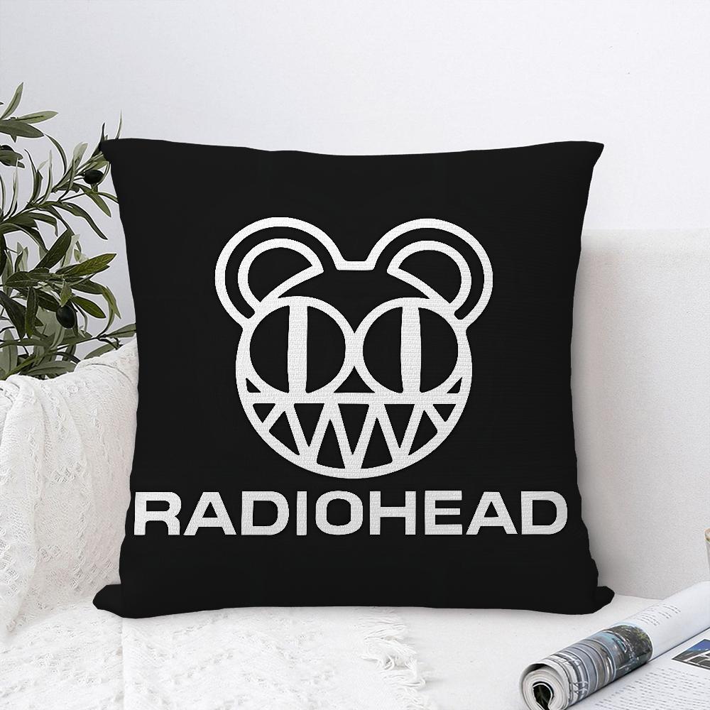 B-British Band RadioheadS Pillow Case Plush Fabric Soft  Pillowcase Double Sided Print   Cushion Cover Throw Pillow Cover