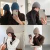 Women Pure Wool Knit Hat With Double Layer Warmth For Winter Casual Wear