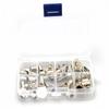 30PCS Bare SC Copper Cable Lugs Assortment Box, SC Short Barrel Wire Crimp Terminals Copper Wire Connectors Kit