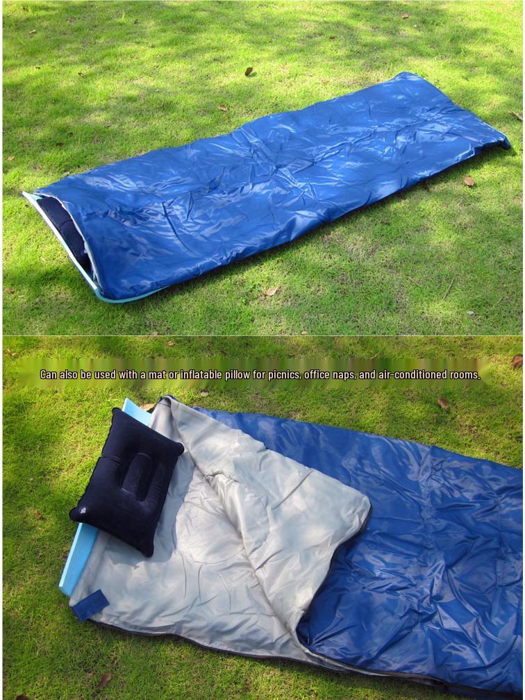 2026 Year of the Horse Thickened Warm Sleeping Bag for Outdoor Camping, Hiking, and Mountaineering - Autumn/Winter