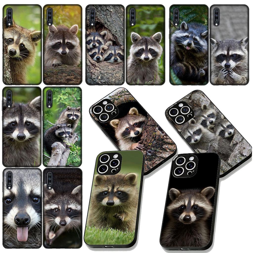 Raccoons Phone Case for Samsung Galaxy A06 A05 A14 A50 A51 A52 A12 A13 A23 A70 A07 A25 A26 A72 A56 Protective Cover