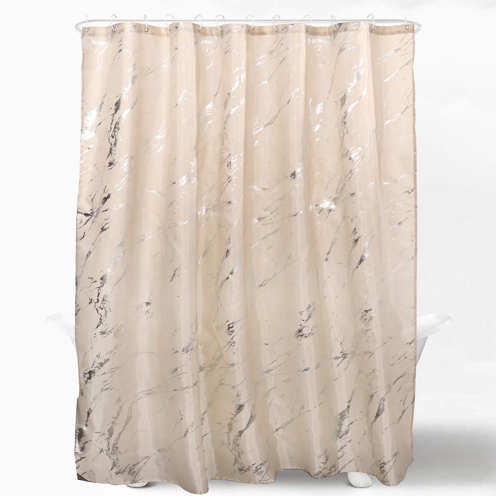 Shower Curtain Waterproof Quick-Drying Bathroom Curtain 71x71inch Marble Shower Curtain Decorative Polyester Shower Curtain