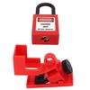 Strømbryter Låsesett CB 07 Strømbryter Lås 38mm Nylon Hengelås Strømisolasjon Sikkerhetslås