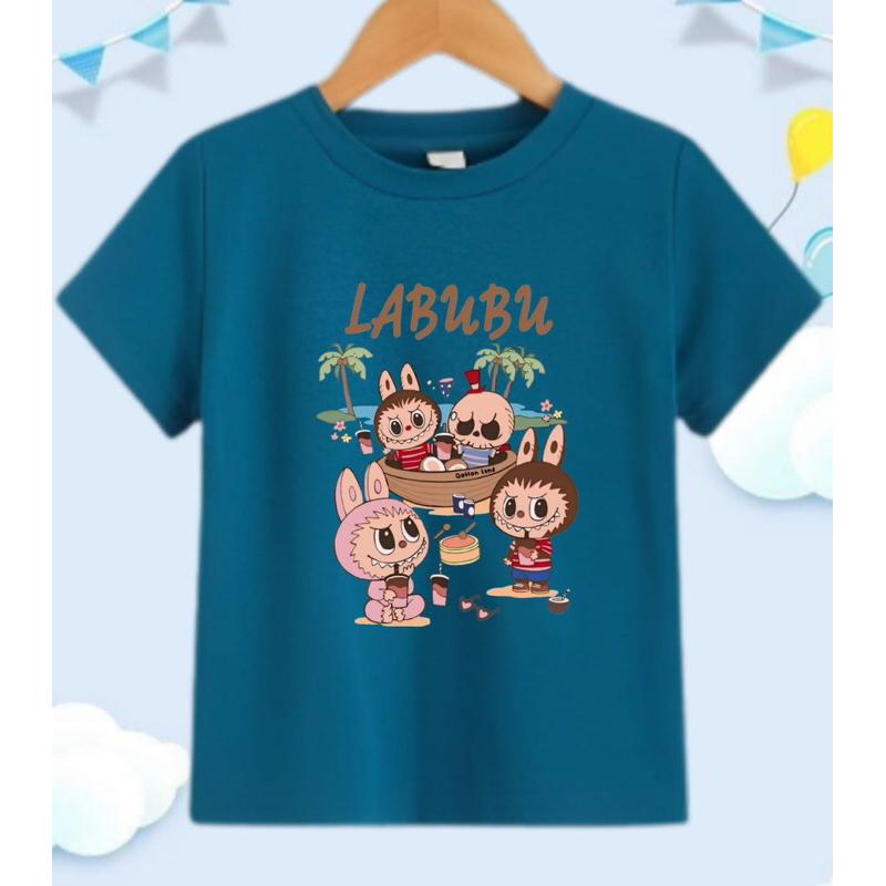Virus Labubu Beach Children's T-shirt