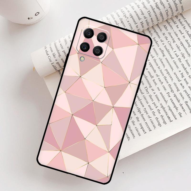 Love Rose Gold Style Case For Samsung Galaxy M12 M56 M06 M32 M52 M35 M55 M15 M11 M13 M14 M16 M36 M31 M53 M34 M54