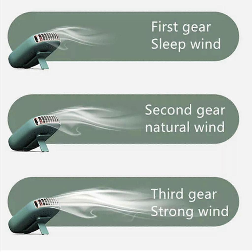 Portable Mini USB Hanging Neck Fan - Rechargeable Cooling Air Cooler with Adjustable Speeds and Versatile Design