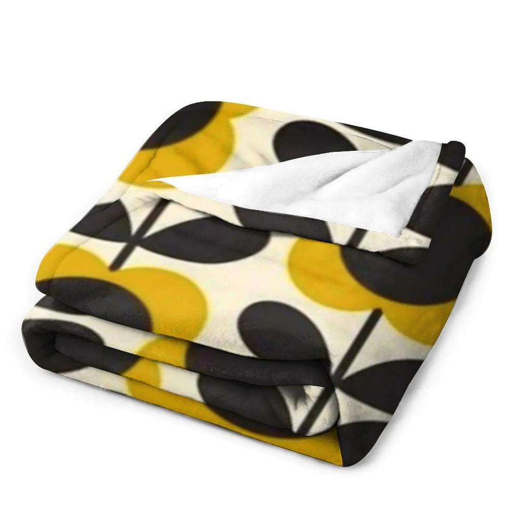 Orla Kiely Multi Stem Flowers,kiely Pattern,orla Kiely Design Throw Blanket Blanket Luxury Sofas