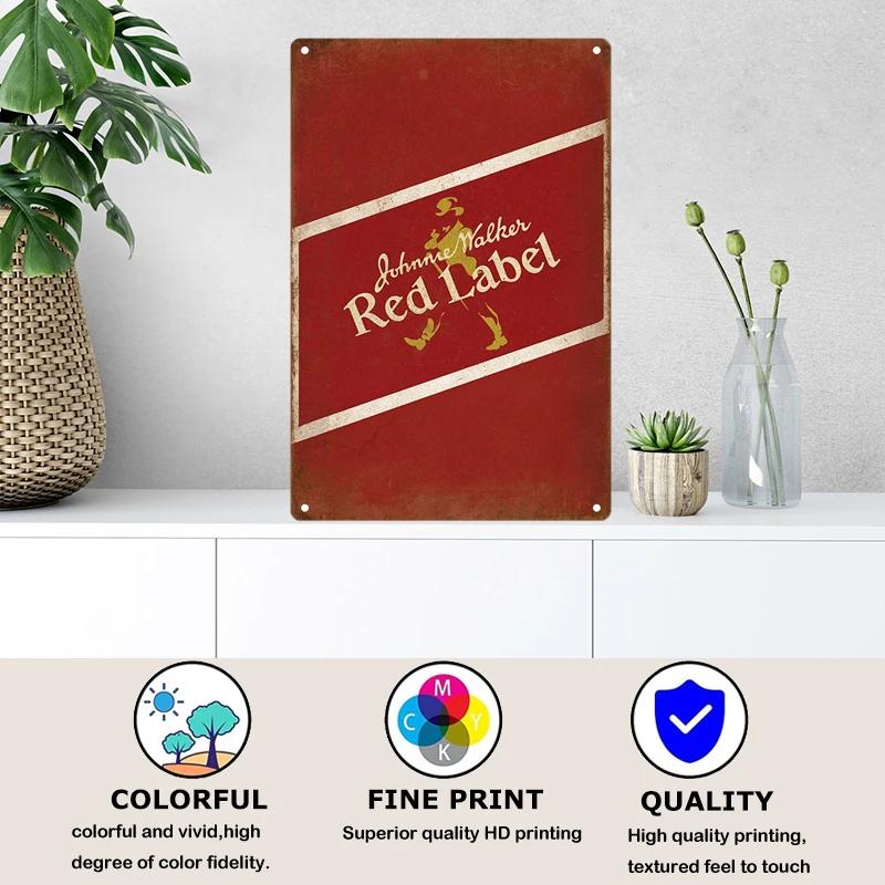 Whisky Marke Metall Vintage Blechschild Metallschild Dekorative Wandplakette Werbeschild Pub Bar Club Man Cave Dekor Wanddeko