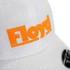 Floyd Baseballkappe Cool Weiß Orange