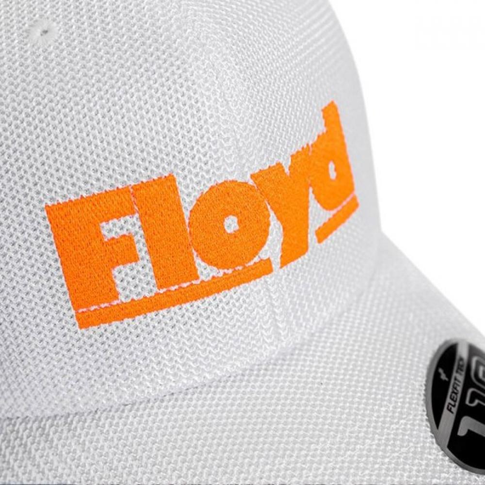 Floyd Baseballkappe Cool Weiß Orange
